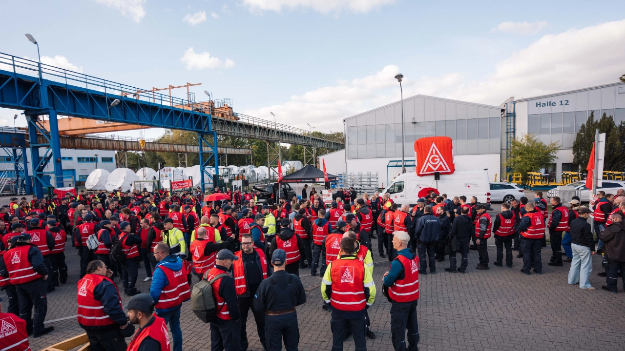 1. Warnstreik bei Nordex