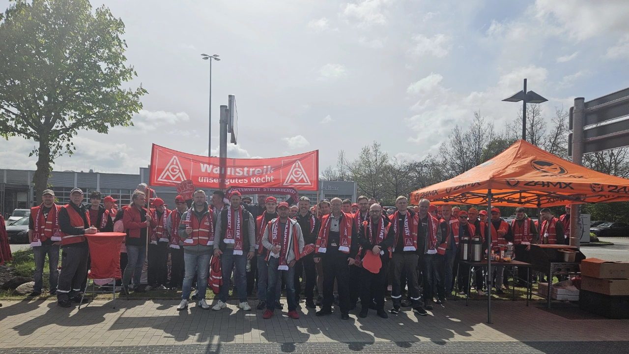 Warnstreik KFZ am 24.05.2025