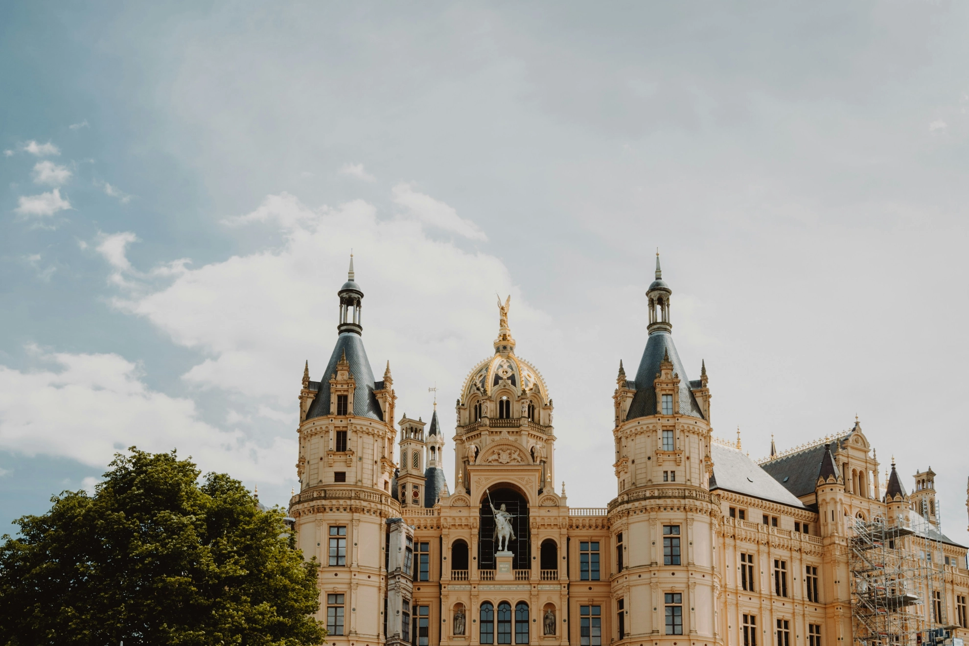 Schweriner Schloss Eingang
