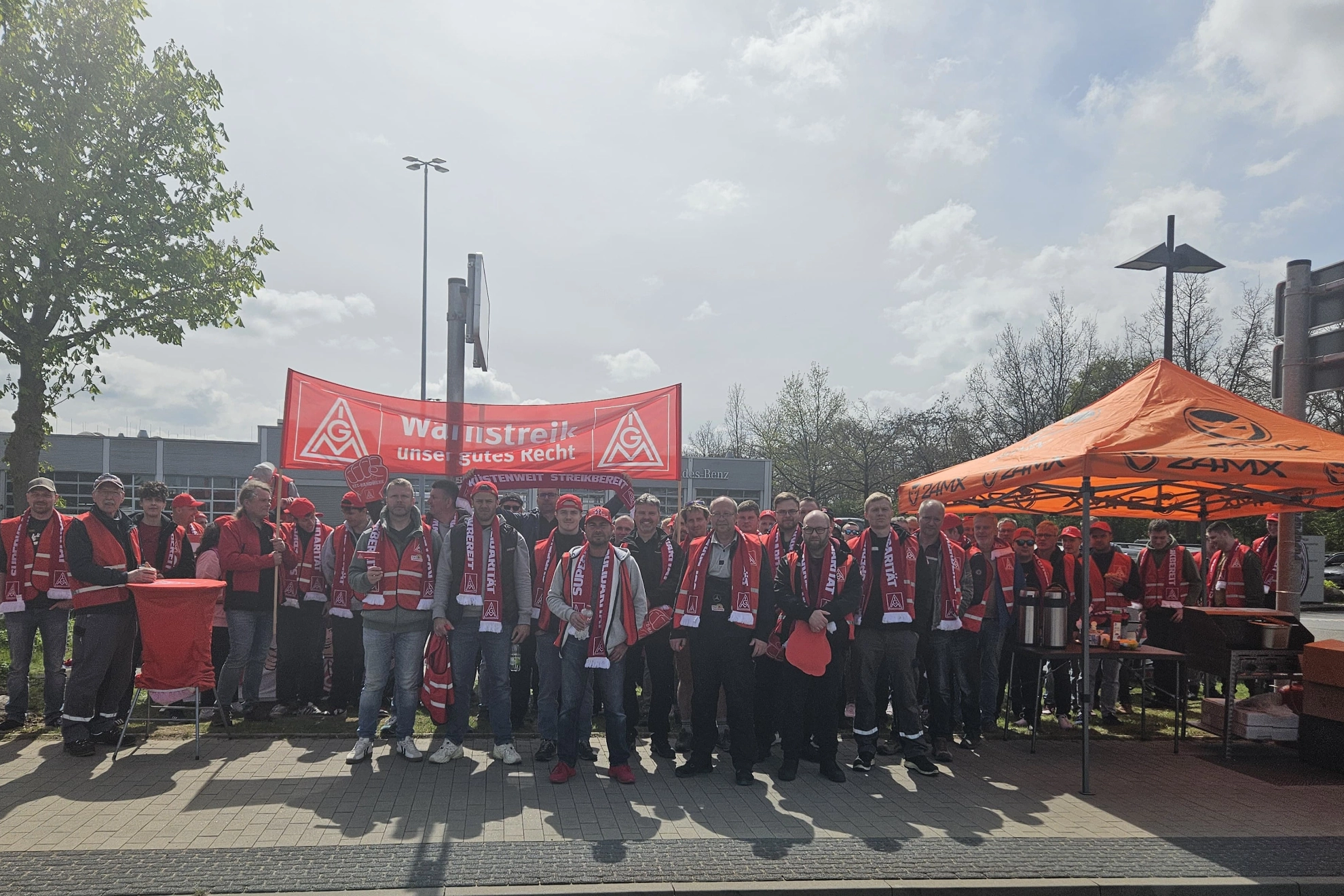 Warnstreik KFZ am 24.05.2025