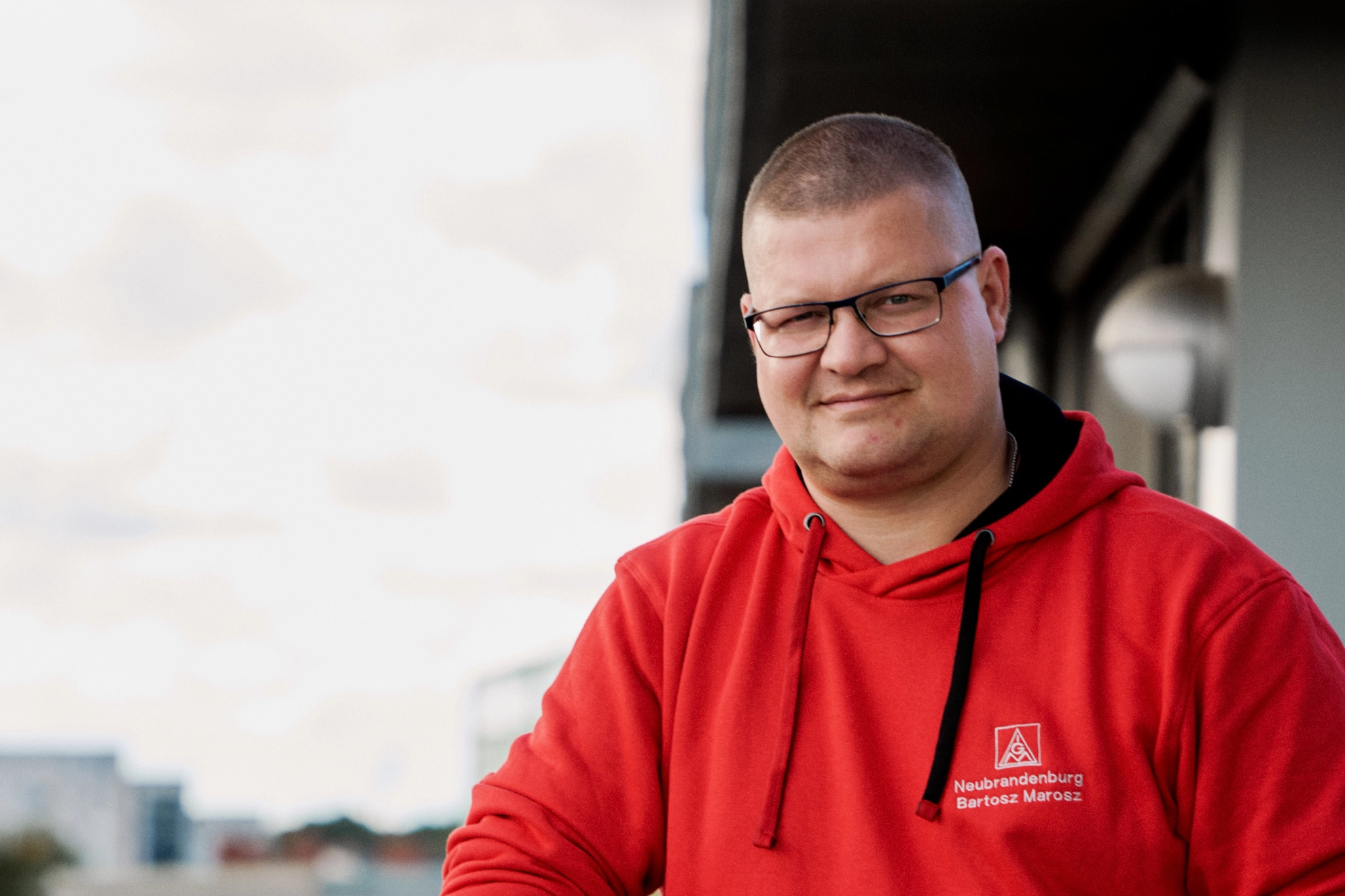 Ein Portrait vom Kollegen Bartosz Marosz