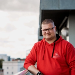 Ein Portrait vom Kollegen Bartosz Marosz