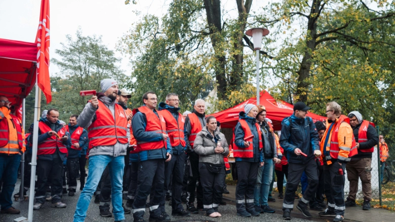 Bild 3 Warnstreik