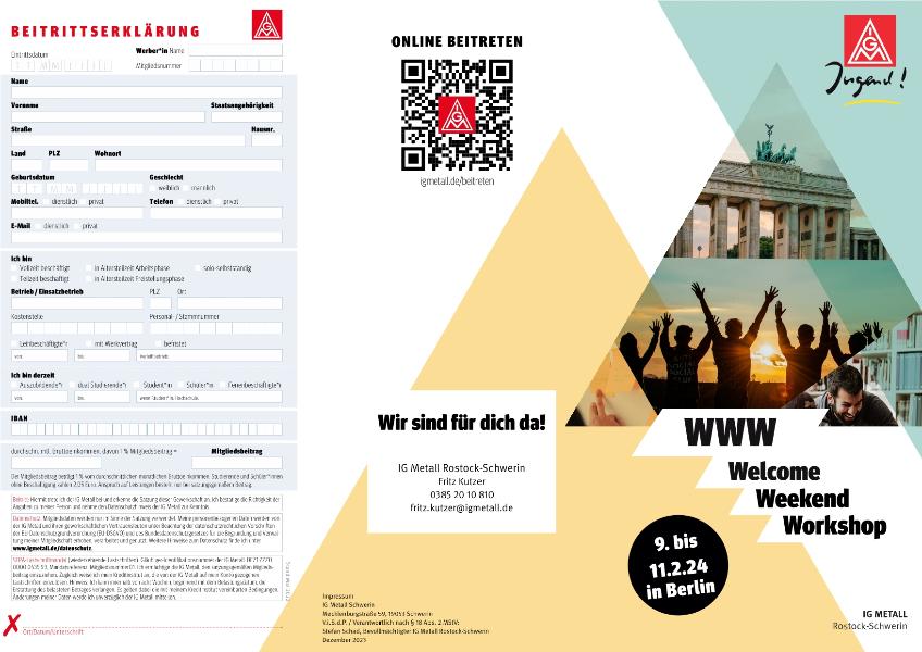 Welcome Weekend Workshop