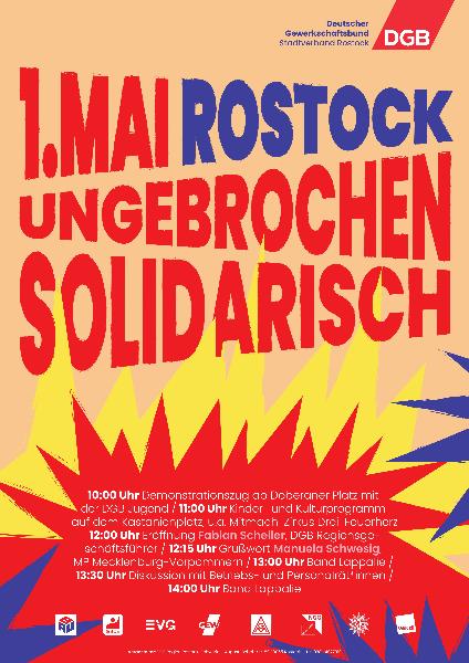 1. Mai in Rostock 