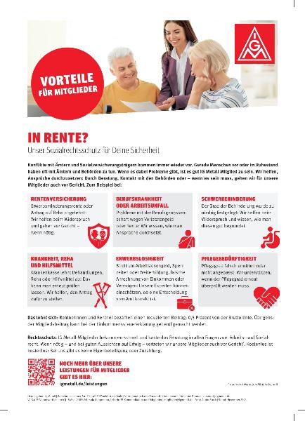 Rechtsschutz für Rentner